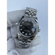 (준비완료/특급배송)NO.3126/롤렉스 데이저스트 31mm 여성용 시계 그레이다이얼 텐포인트 플루티드 베젤 쥬빌레 밴드 (QP공장)