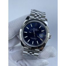 (준비완료/특급배송)NO.3178/롤렉스 데이저스트 41 블루 바 인덱스 126334 QP공장