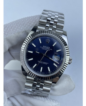 (준비완료/특급배송)NO.3252/롤렉스 데이저스트 41 블루 바 인덱스 126334 QP공장