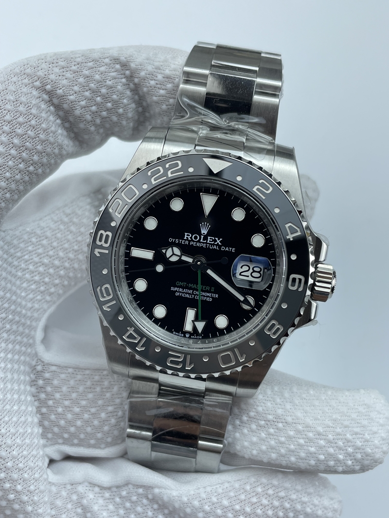 (준비완료/특급배송)NO.3380/롤렉스 지엠티마스터2 블랙그레이 오이스터 QP공장