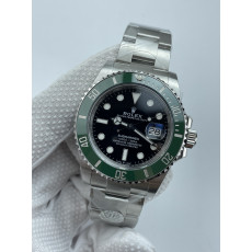 (준비완료/특급배송)NO.3479/QP공장 롤렉스 서브마리너 신형 41mm 블랙다이얼 그린세라믹 인서트 최신형 스타벅스