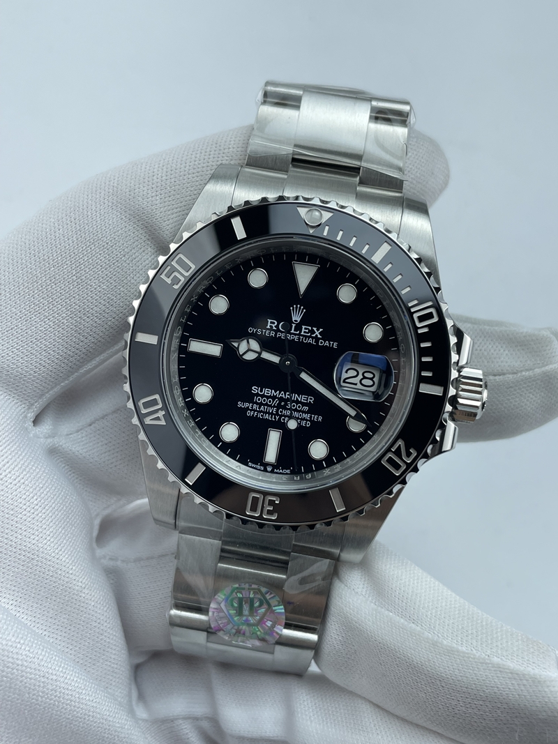 (준비완료/특급배송 할인판매)NO.3520/롤렉스 서브마리너 신형 41mm 블랙다이얼 블랙세라믹 인서트 최신형 QP공장