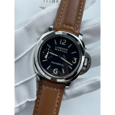 (준비완료/특급배송 )NO.3534/HW공장 파네라이 루미노르 마리나 PAM111 스틸 가죽스트랩